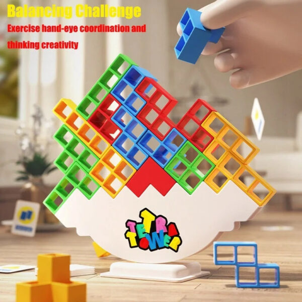 Hot Puzzles Tetra Tower Fun Balance Stacking Building Bloc Board for Kid Adult Friends Team Dorm Family Game Night Partie