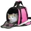 24502b92410d86d5 Cat Soft-Sided Travel for Cats, Dogs Puppy Comfort Portable Folding Pet Carrier