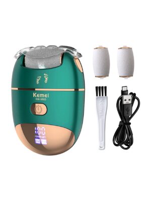 2480d5587ce6d6df KEMEI Electric Grinding Hard Rupture Trimmer Dead Skin Pedicure Rechargeable Foot Care Tool Remover Callus