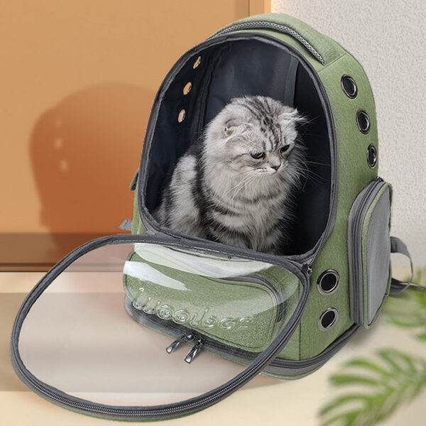 Pet Backpack Astronaut Transparent Carrying Bag For Cat puppy Breathable kitten Outdoor Bags Space Capsule Cats Package