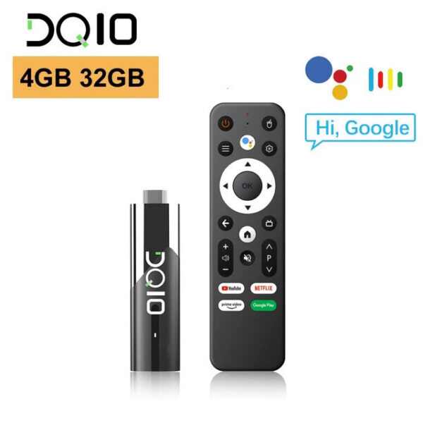 LEMFO DQ10 ATV Mini Stick Android13 Support 8K Video 4K Wifi6 Allwinner H618 Quad Core Cortex A53 Voice Remote Smart TV Box