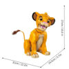 Creative Young Simbaed The Lion Building Blocks Sets,Gift Idea For Adults And Movie Fans, Compatible With Legoed Particles