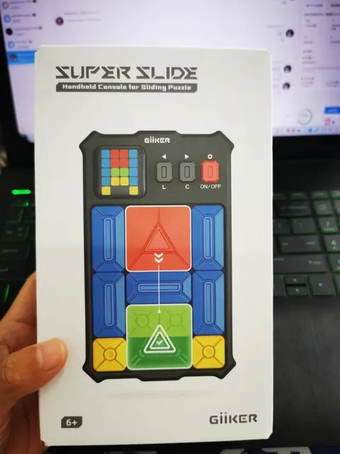 24d200ce68f696a7 Giiker Super Slide Huarong Road Smart Sensor Game 500+ Levelled UP Brain Teaser Puzzles Interactive Fidget Toys For Kids Gifts