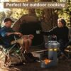 24dbb88fd8ab555e Uniflasy Portable Rocket Stove for Cooking, Wood Burning Mini Stove with Storage Bag, Ideal for Outdoor Cooking, Camping, Backyard BBQ, and Hiking, Durable and Compact Camping Stove