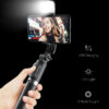 24e4762ad4c029f3 Xiaomi Selfie Stick 1m with Wireless Bluetooth LED Fill Light Extended Tripod with Remote Shutter for Android IOS Cellphone