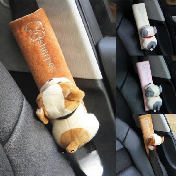 1pcs Car Safety Belt Cover Pads Universal Auto PU Leather Shoulder Cushion Protector Vehicle Seat Strap for Women and Children