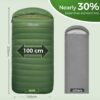 24ec47614c6ce9e1 QEZER XXL Down Sleeping Bag,230cm x 100 cm Extra Large Sleeping Bag Lightweight and Warm for 3~4 Seasons Adults Outdoor Camping, Hiking and Backpacking