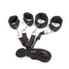 24fb2f20314828dd Restraint Set BDSM Bondage Handcuffs & Ankle Cuffs Slave On The Bed Open Leg Flirt Sex Toys For Women Couples Erotic No Vibrator