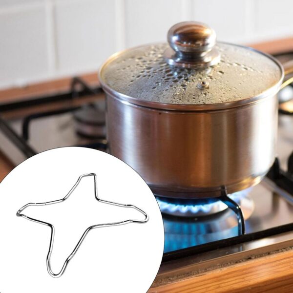 Yzdysg 2pcs Gaskocher Stützregal Brenner Stand Camping Eisenofen Ringe Kleine Töpfe Ständer Trivet Ständer Für Küchenkochen