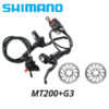 250a89d1ee62beb2 Original Shimano MT200 MT201 M315 MTB Mountain Bike Hydraulic Disc Brake MT200 Brakes 2 Piston 3 Finger Steel Lever BL-MT200