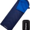 2511aecba916f224 KingCamp Oasis Schlafsack, 3 Jahreszeiten, warm, bequem, leicht, tragbar, mit Kapuze, für drinnen und draußen, Camping, Wandern