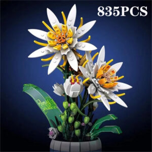 2513cbfb0bd8ac8d wer Bonsai Building Blocks Epiphyllum Plant Potted Model Bricks Creative Desktop Ornaments Home Decoration Kids Toys Gifts
