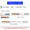 252c5fe748996456 Widesea Camping Long Flame Igniter Outdoor Portable Wooden Handle Burner Picnic BBQ Gas Tank Spray Gun Removable Stove Toolkit