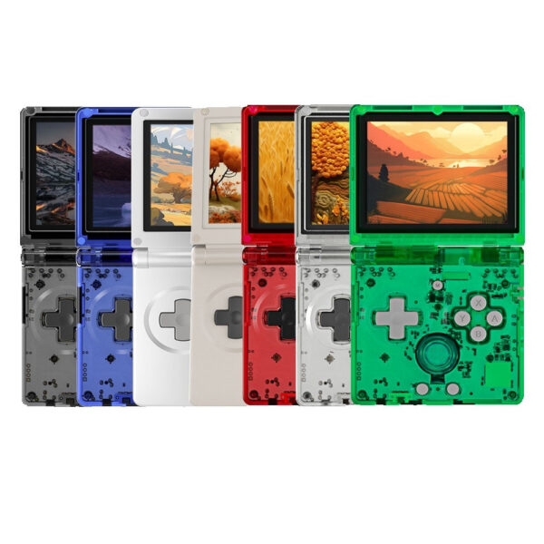 ANBERNIC NEW RG35XXSP Retro Game With 64G TF Card Portable Gaming Console 3.5 Inch IPS Screen 3300mAh Battery HDMI-Out