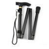 2537f463dab8be86 Hiking Camping Mountaineering Walking Stick Telescopic Baton Trekking Poles Folding Cane Crutches Pole Unisex