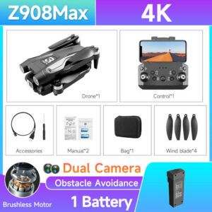2546523722b1d2c1 HOT Z908 Pro / MAX Mini Drone 4k Professional Camera 2.4G WIFI Obstacle Avoidance Helicopter Remote Control Quadcopter RC Toys