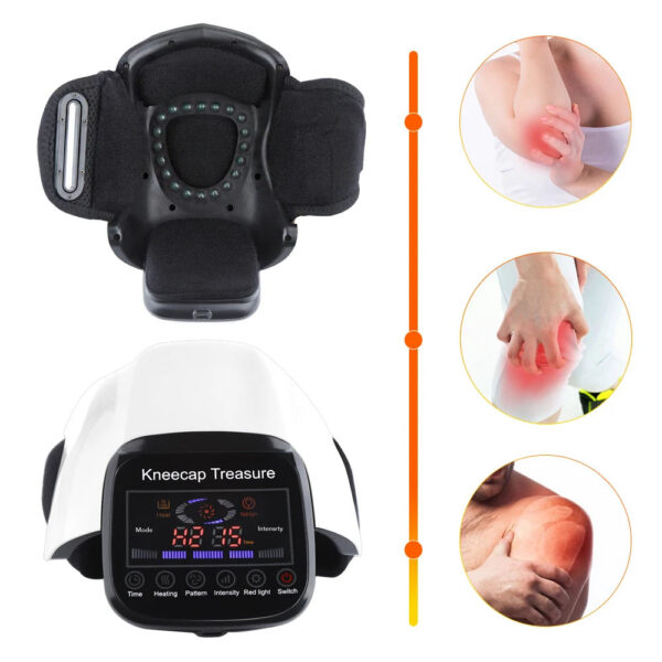 254a0c98c56b94e2 Electric Infrared Heating Knee Massage Air Pressure& Vibration Physiotherapy Instrument Knee Massage Rehabilitation Pain Relief