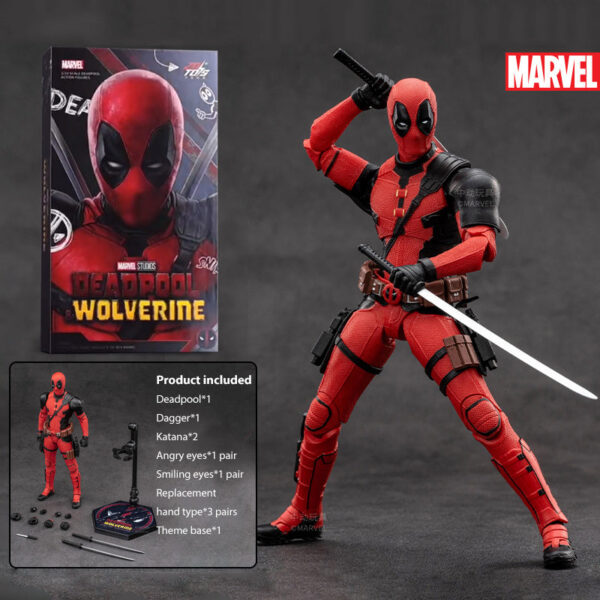 254f772a1cca96aa New ZD Toys & Woerine 7in 1/10 Action Figures Deadpool Model Superheroes Collection Ornaments Boys Gifts