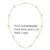 TBCYD 3/4/5mm D Color Moissanite Choker Necklace For Women S Sier Round Cut Diamond Bubble Neck Chain Party Jewelry Gifts