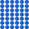 Auihiay 64pcs Silk Hydrangea Artificial Flowers, Artificial Hydrangea Flowers with Stems, Full Hydrangea Flowers for Wedding Centerpieces, Home, Garden, Party Decoration (Blue)