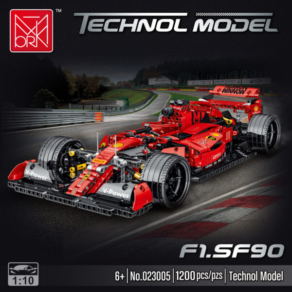 2566e5783f5446a5 2024 New Technical Formula F1 Racing Car Building Blocks Set Model MOC Assembly Vehicle Bricks Kids Toys for Boys Christmas Gift