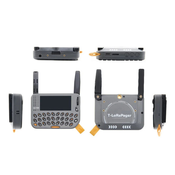 256dd7439cf167e7 LILYGO® T-LoRa Pager ESP32-S3 Handheld IoT Device, 2.33" Display, QWERTY Keyboard, GPS NFC/RFID, SX1262 LoRa Versions, Al Sensor