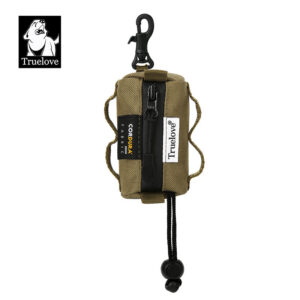Truelove Pet Adjustable Small Dispenser Canine Poop Bag Holder with Carabiner Suitable for All Dog Leashes Walk TLB2012