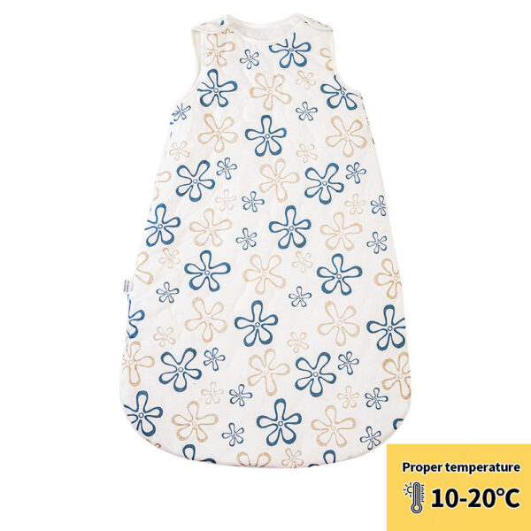 Elinfant Sleeveless Soft Newborn Baby Sleeping Bag Bamboo Cotton Warm Wearable Blanket Winter Print Vest Sleep Sack
