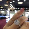 258f7a539223ee6c HOYON White Gold Color Diamond Style Ring for Women Jewelry Natural Gemstone Anillos Bizuteria Bijoux Femme Rings Free Ship