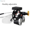 258fc5716dacc510 Dental Loupes Dental Magnifier Dental Lab Medical Loupes Magnification Binocular 2.5/3.5x Headlight Wireless 5W Headlamp