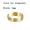2590d1871c3d3634 Designer Rings Women Love Gold for Men Diamond Moissanite Sterling Ring Sier Jewelry Screw Couple G34a#