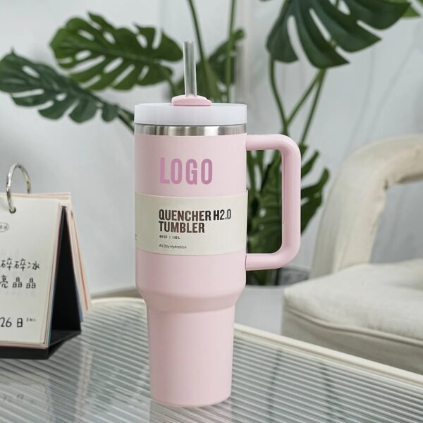 2596511d8c1b6910 1pc New Quencher H2.0 40oz Stainless Steel Tumblers Cups With Silicone Handle Lid and Straw 2nd Generation Car Mugs Vacuum Insulated Water Bottles with G8821