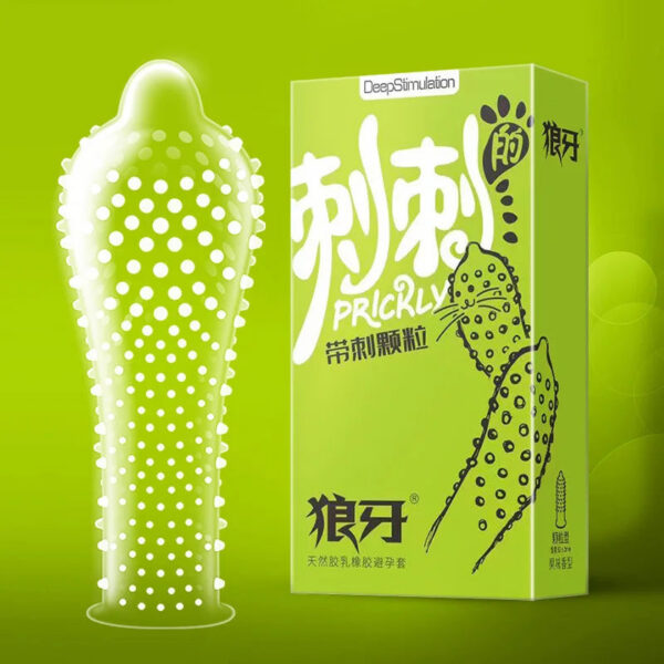 2598723909facbef Large Spikes Condoms Dotted Granular Sex Tooys for Adult Original Lubricants Sexual Retardant High Sensitive Sex Shop 18+