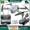 25a253801ff45ad2 New MINI E99Pro Drone 4K Professinal With Wide Angle Dual HD Camera Foldable RC Helicopter 5G WIFI FPV Height Hold Apron Sell