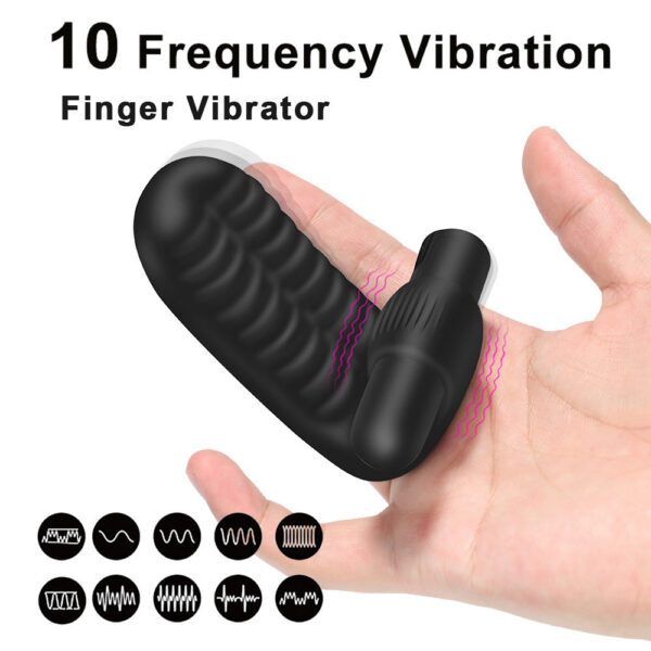 Silicone Finger For Women Clit Stimulator G-spot Vibrator Clitoral Stimulation Massager Female Masturbation Sex Product