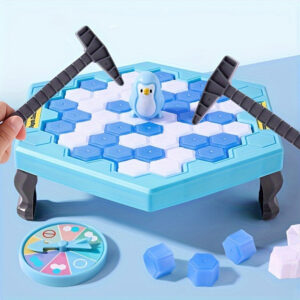 Save Penguin Toy, Ice Breaker Knocking And Disassembg Wall Board Novelty Game Interactive Toy