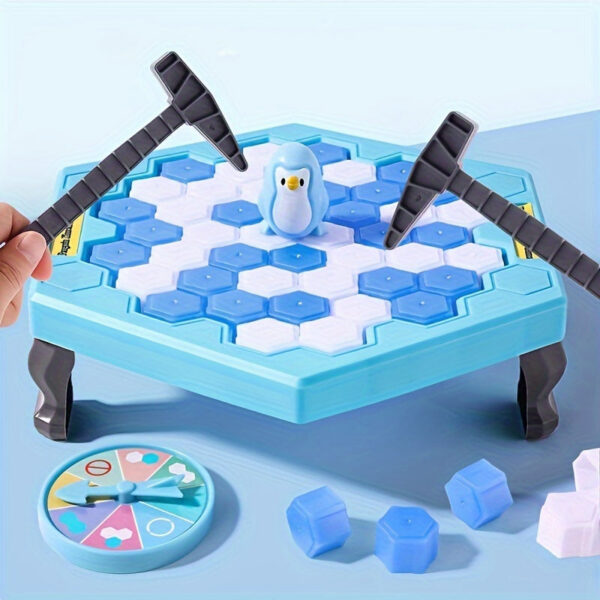 25ba6208cec5fa84 Save Penguin Toy, Ice Breaker Knocking And Disassembg Wall Board Novelty Game Interactive Toy