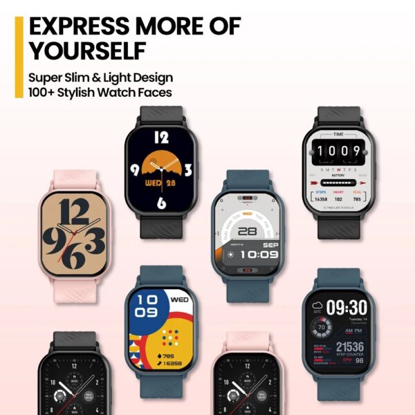 New Zeblaze GTS 3 Voice Calling Smart Ultra-big 2.03'' HD Screen 24H Health Monitor 100+ Sport Modes 200+ Watch Faces