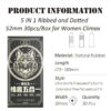 25c292c897b9e8db 30Pcs/Box Ultra Thin Natural Rubber Condomes for Man Ultra Sensitive Lubricated Latex Climax Control Condom Adult Sex Tools 52mm