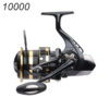 NHUE Big Spinning 8000 9000 10000 12000 14000 Drag 20KG Powerful Reel Saltwater Fresh Water Fishing Pesca
