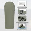 25dfd97fd9fb4ae7 Naturehike Leichter Schlafsack Liner, Hautfreundlicher, Tragbarer Schlafsack, Waschbar in der Maschine, Reiselaken für Camping, Herbergen, Picknick, Wandern