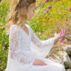 25e5bba37c95343d 2-11Years Boho Flower Girl For Wedding Girls Junior Bridesmaid Dresses First Communion Dress Lace Bohemian Gown