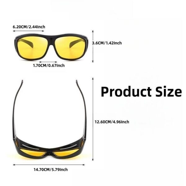 Drivers Goggles Interior Accessory Protective Gears Sunglasses Night Vision Anti Glare Car Driving Glasses 2024 NEW