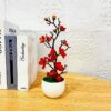 Artificial Bonsai Small Tree Simulation Pot Plants Fake Flowers Table Potted Ornaments Home Decoration Hotel Garden Decor