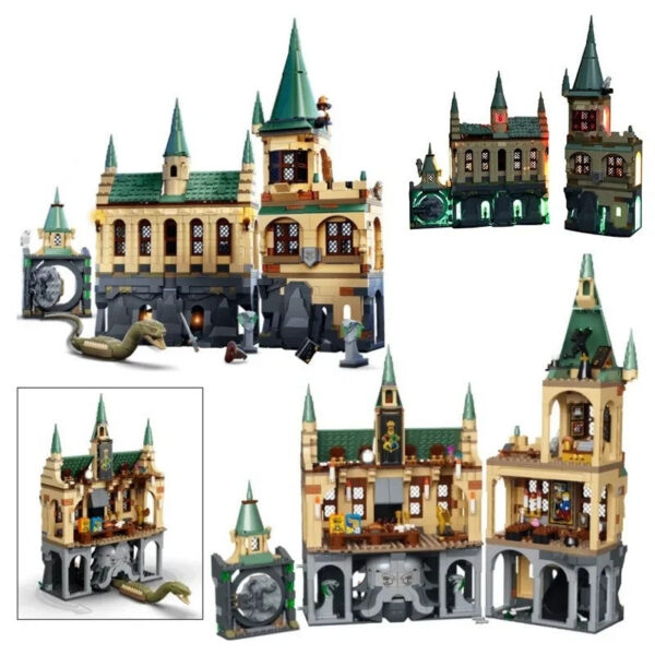 1176Pcs Chamber of Secrets Model Building Blocks Children's Educational Toys Christmas Birthday Gifts Compatible with 76389