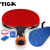 2605af215515468c Original Stiga 6 stars Table tennis racket Ddouble Pimples-in rubber Ping Pong Racket tenis de mesa table tennis with cover