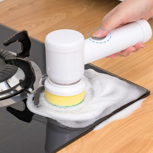Multi-functional Electric Cleaning Brush Kitchen Bathroom - Wireless Handheld Power Scrubber for Dishes, Pots, and Pans