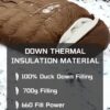 QEZER Winter Sleeping Bag for Adults,Lightweight Down Sleeping Bag [1260g/1560g ] 0°C bis -20°C for 4 Season Backpacking,Hiking,Camping and Mountaineering Outdoor with 660 FP Duck Down