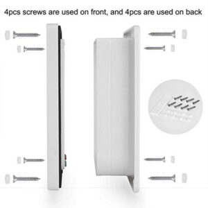 262af511537ee998 Cat Flap Door with 4 Way Security Lock Controllable Switch Transparent ABS Plastic Gate Puppy Kitten Safety in&out Pet Doors Kit