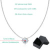 262f361fe3d2ca20 Smyoue 0.5-2CT D Color Certified Moissanite Necklace for Women Sparkling Lab Diamond 100% Sterling Sier Pendants Wholesale